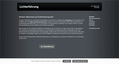 Desktop Screenshot of lichterfuehrung.info